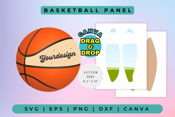 Basketball Panel Template: Canva Graphics for Real Publishing